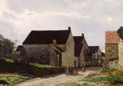 Mujeres yendo al bosque de Alfred Sisley