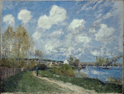 Verano en Bougival, 1876 de Alfred Sisley