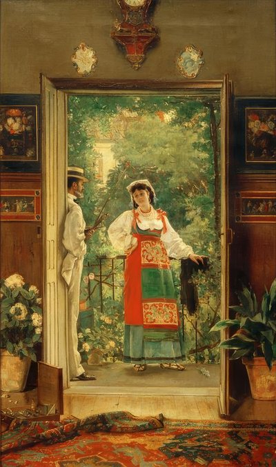 A.Stevens, Estudio de Alfred Knyff de Alfred Emile Stevens