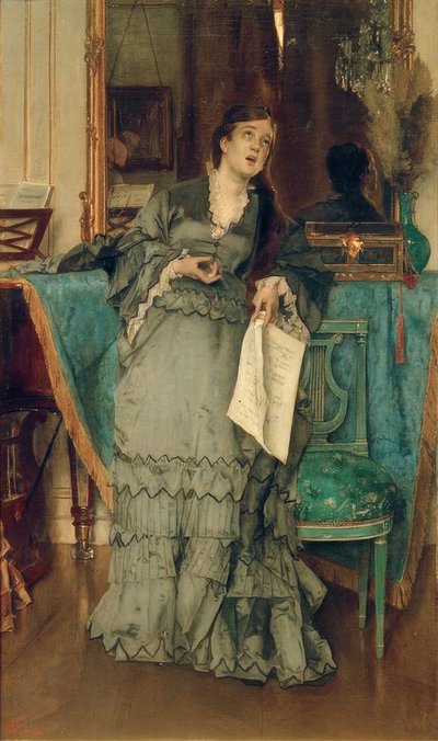 A. Stevens, La primadonna de Alfred Emile Stevens