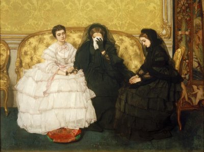 A.Stevens, Consuelo o La visita de condolencia de Alfred Emile Stevens