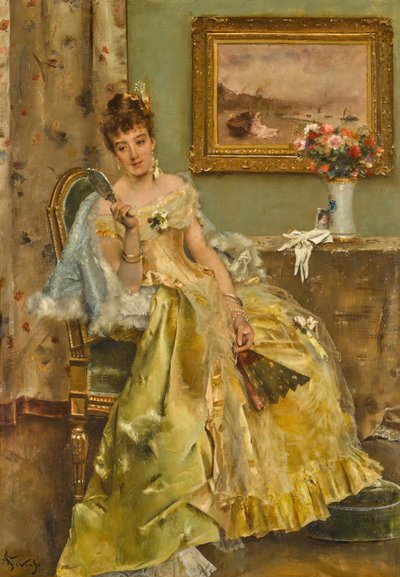 Coquetería de Alfred Emile Stevens