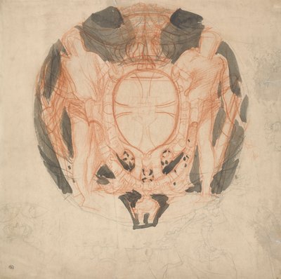 Diseño de un escudo de armas de Alfred Emile Stevens