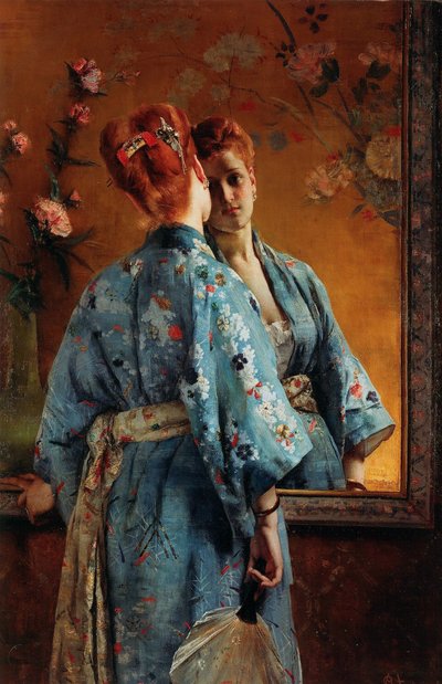 La parisiense japonesa de Alfred Emile Stevens