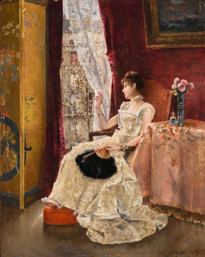 Rêverie, 1885 de Alfred Emile Stevens