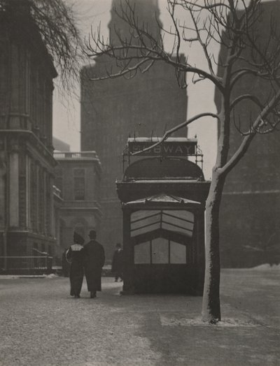 En el Ayuntamiento de Nueva York de Alfred Stieglitz