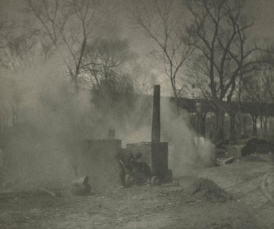 El pavimentador de asfalto, Nueva York, 1892 de Alfred Stieglitz
