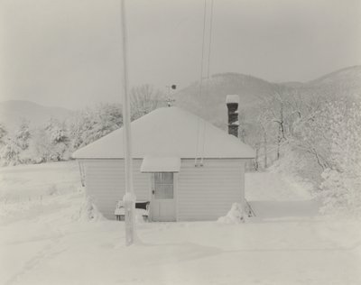 La primera nevada y la casita de Alfred Stieglitz