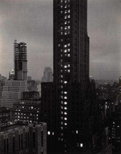 Desde mi ventana en el Shelton, hacia el norte de Alfred Stieglitz