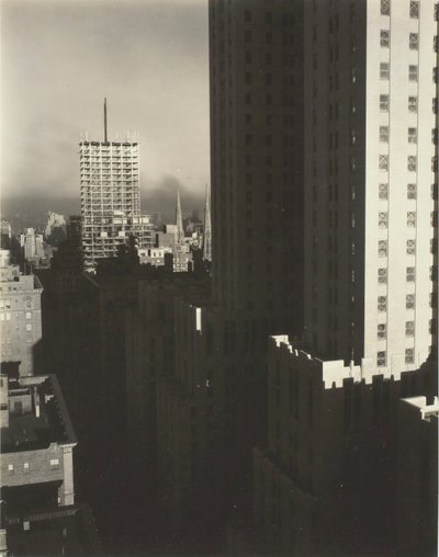 Desde mi ventana en el Shelton, Oeste, 1931 de Alfred Stieglitz