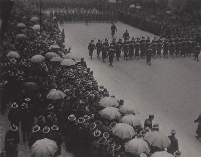 Desfile militar, Nueva York de Alfred Stieglitz