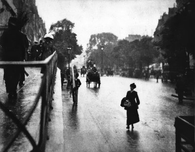 París, escena callejera de Alfred Stieglitz