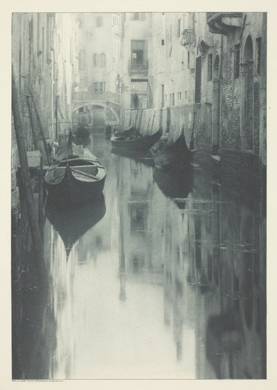 Reflejo-Venecia de Alfred Stieglitz