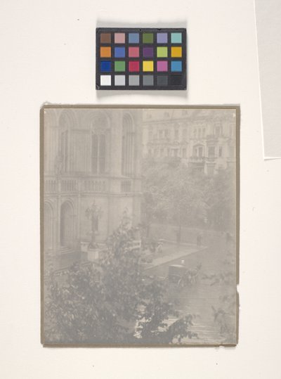 Instantánea--Desde mi ventana, Berlín (fotograbado) de Alfred Stieglitz