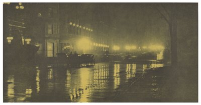 El resplandor de la noche - Nueva York de Alfred Stieglitz