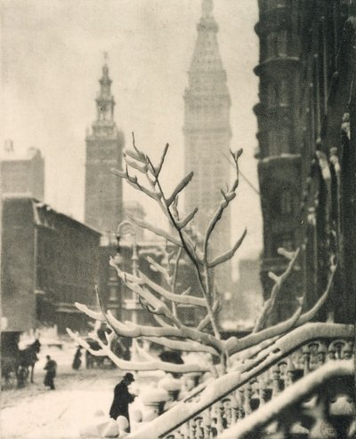Dos torres - Nueva York de Alfred Stieglitz