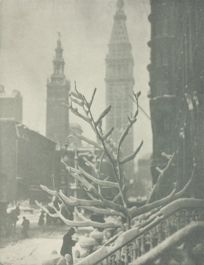 Dos torres, Nueva York de Alfred Stieglitz