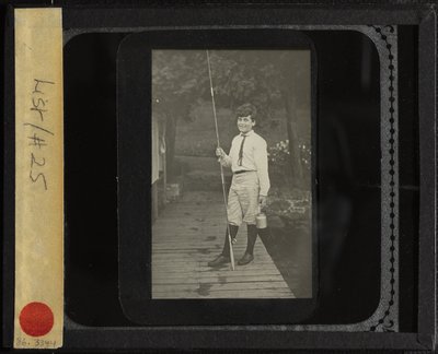 Sin título (Howard con caña de pescar) de Alfred Stieglitz