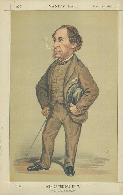 Sir Joseph Hawley (litografía a color) de Alfred Thompson