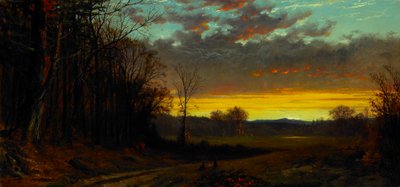 Crepúsculo en el desierto de Alfred Thompson Bricher
