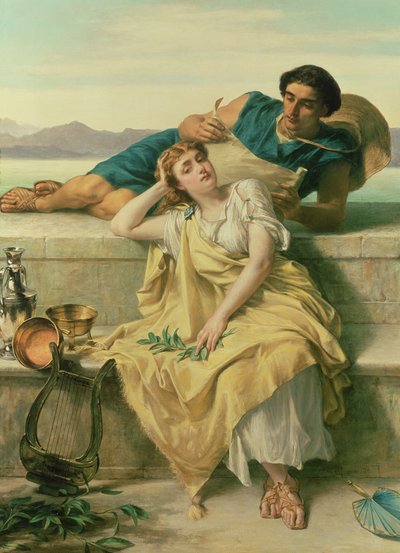 Una oda griega de Alfred W. Elmore