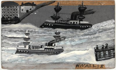 Cañoneras en Tiempo de Guerra de Alfred Wallis