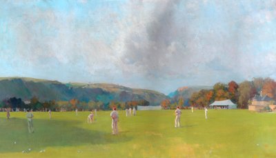 Partido de cricket, Centre Vale de Alfred Walter Bayes