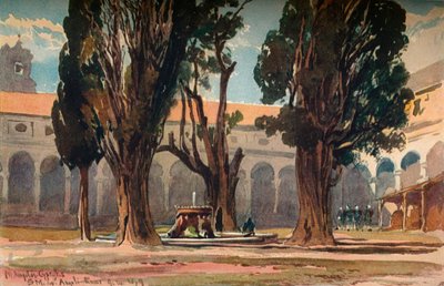 Santa Maria Degli Angeli, Roma, c1870 de Alfred Waterhouse