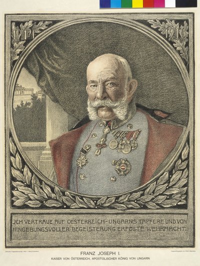 Emperador de Austria Francisco José I de Alfred Wesemann