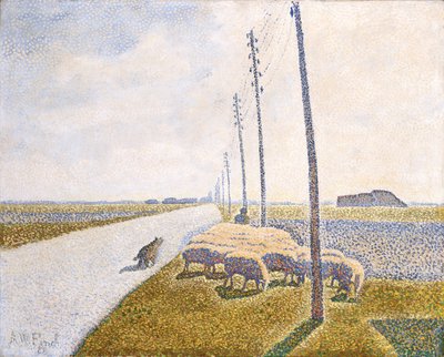 La carretera de Nieuport (óleo sobre lienzo) de Alfred William (1854 1930) Finch