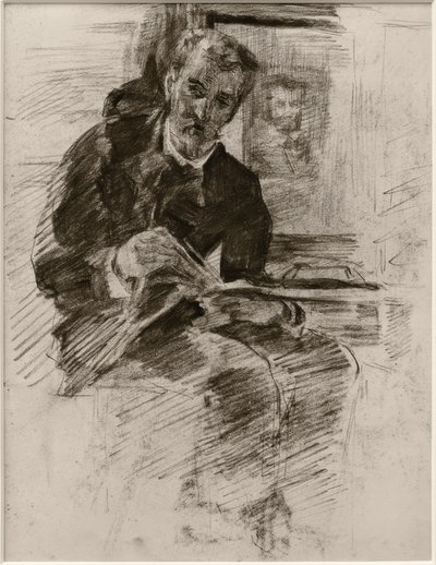 Hombre leyendo de Alfred William Finch