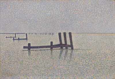 El canal en Nieuwpoort, c. 1889 de Alfred William Finch