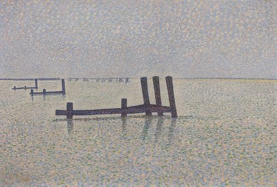Canal de la Mancha en Nieuwpoort. Hacia 1889 de Alfred William Finch