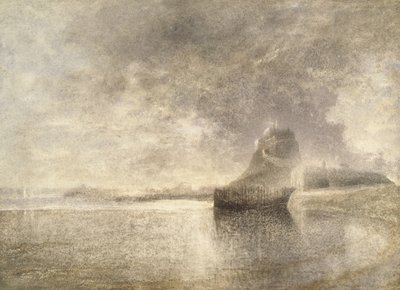 Castillo de Holy Island, Northumbria, c.1882-3 de Alfred William Hunt