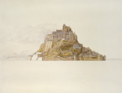 Mont St Michel desde las arenas de Alfred William Hunt