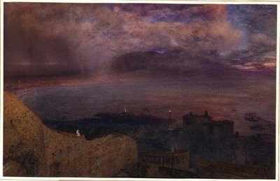 Nápoles, o Tierra de fuego humeante de Alfred William Hunt