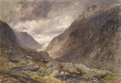 Paso de Llanberis, c.1853 de Alfred William Hunt