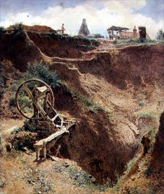 La Cantera de Grava, Kings Cross de Alfred William Hunt