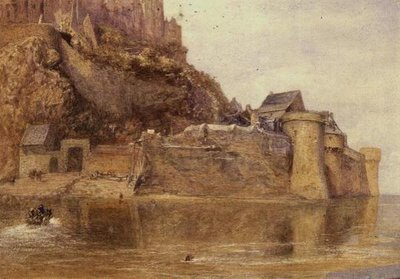 Las Murallas, Mont Saint Michel de Alfred William Hunt