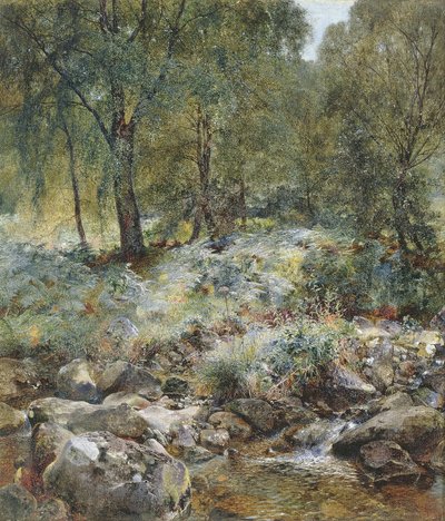 Cuando las hojas comienzan a cambiar, 1856 de Alfred William Hunt