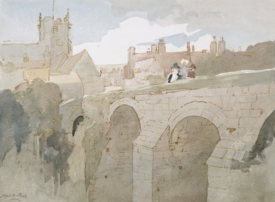 Corfe (acuarela sobre papel) de Alfred William Rich
