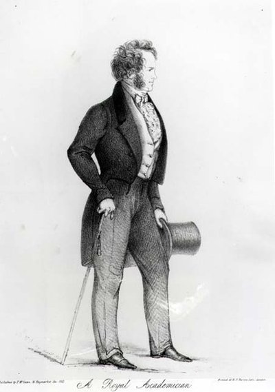 Un académico real, un retrato de Charles Landseer (1799-1879), publicado por Thomas McLean, 1843 de Alfred d Orsay