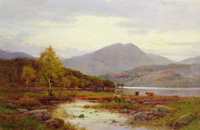 Tarde de otoño, Loch Venachar de Alfred de Breanski