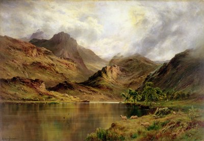 Banks of Arrochar (óleo sobre lienzo) de Alfred de Breanski