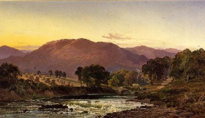 Cerca del Paso de Llangollen, Gales del Norte de Alfred de Breanski