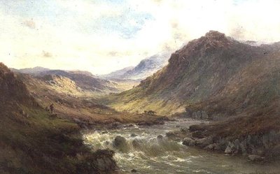 Las Cataratas en Invergarry, Glen Till de Alfred de Breanski