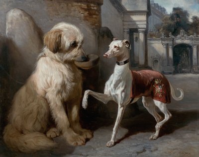 Francés: Riche et Pauvre de Alfred De Dreux