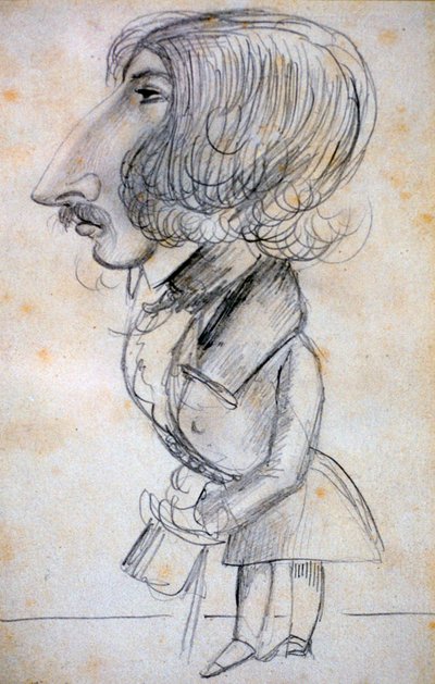 Autorretrato, 1838 de Alfred de Musset