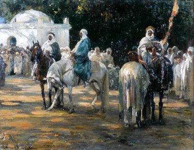 Frente al Meshhed, c.1903 de Alfred von Wierusz Kowalski