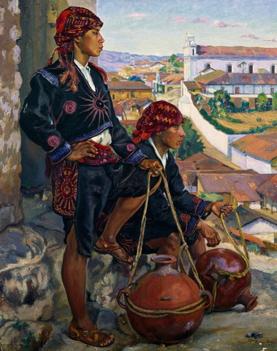 Aguadores, Chichicastenango de Alfredo Gálvez Suárez